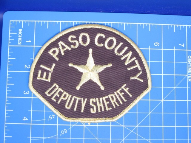 El Paso County Texas Deputy Sheriff patch-vintage