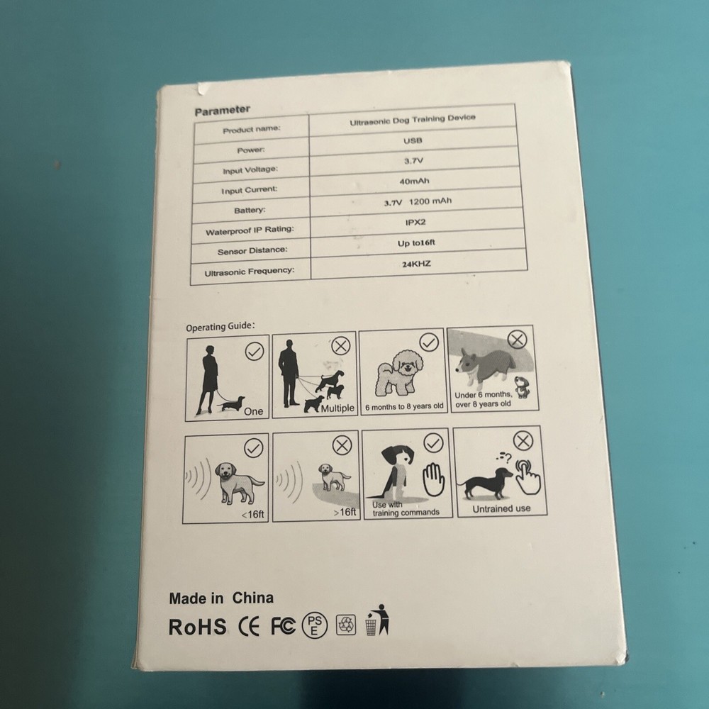 Ultrasonic Bark Control Pets Intelligent Training Expert Handheld Bark Training