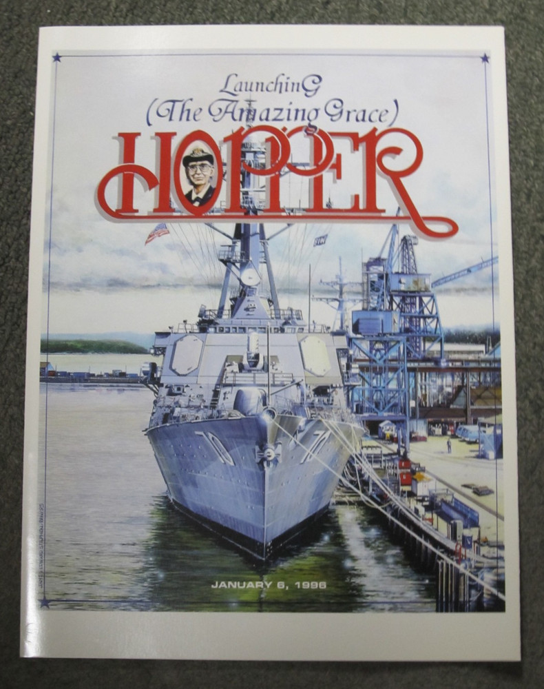 USS   HOPPER   DDG 70    LAUNCHING   Program 1996 Navy