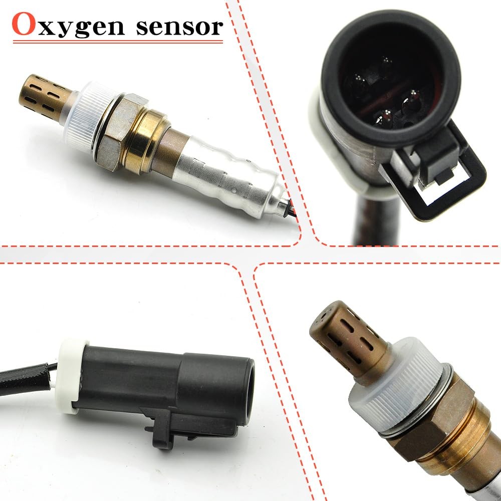 4PCS Oxygen O2 Sensor Upstream+Downstream For 2009-2014 Ford E-150 E-250 E-350