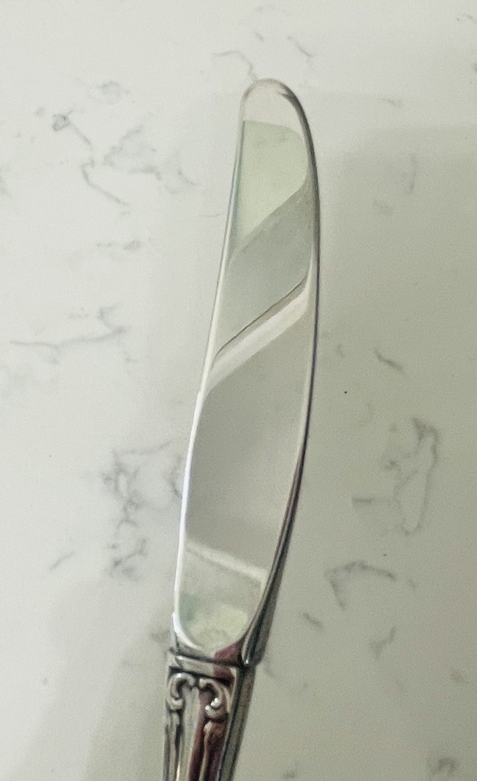 Oneida Community Child Knife, Fork, Spoon 3 Pc Stainless Flatware Set Vintage