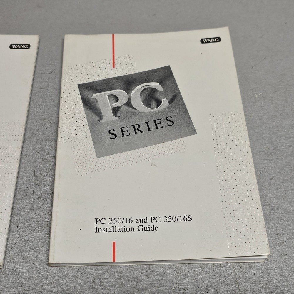 Wang PC Series 250/16 350/16S Installation Guide