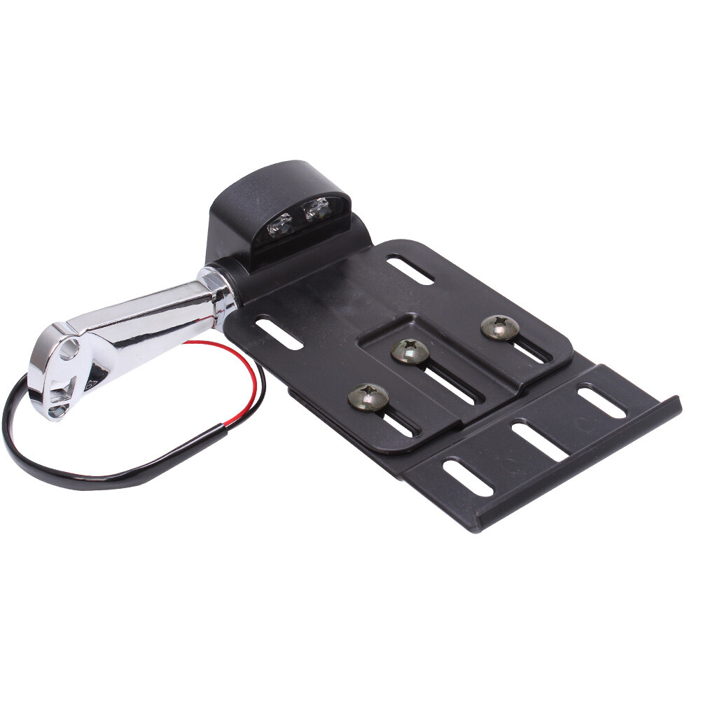 LED Side Mount License Plate Bracket Fit For Harley Sportster 883 1200 XL 04-16