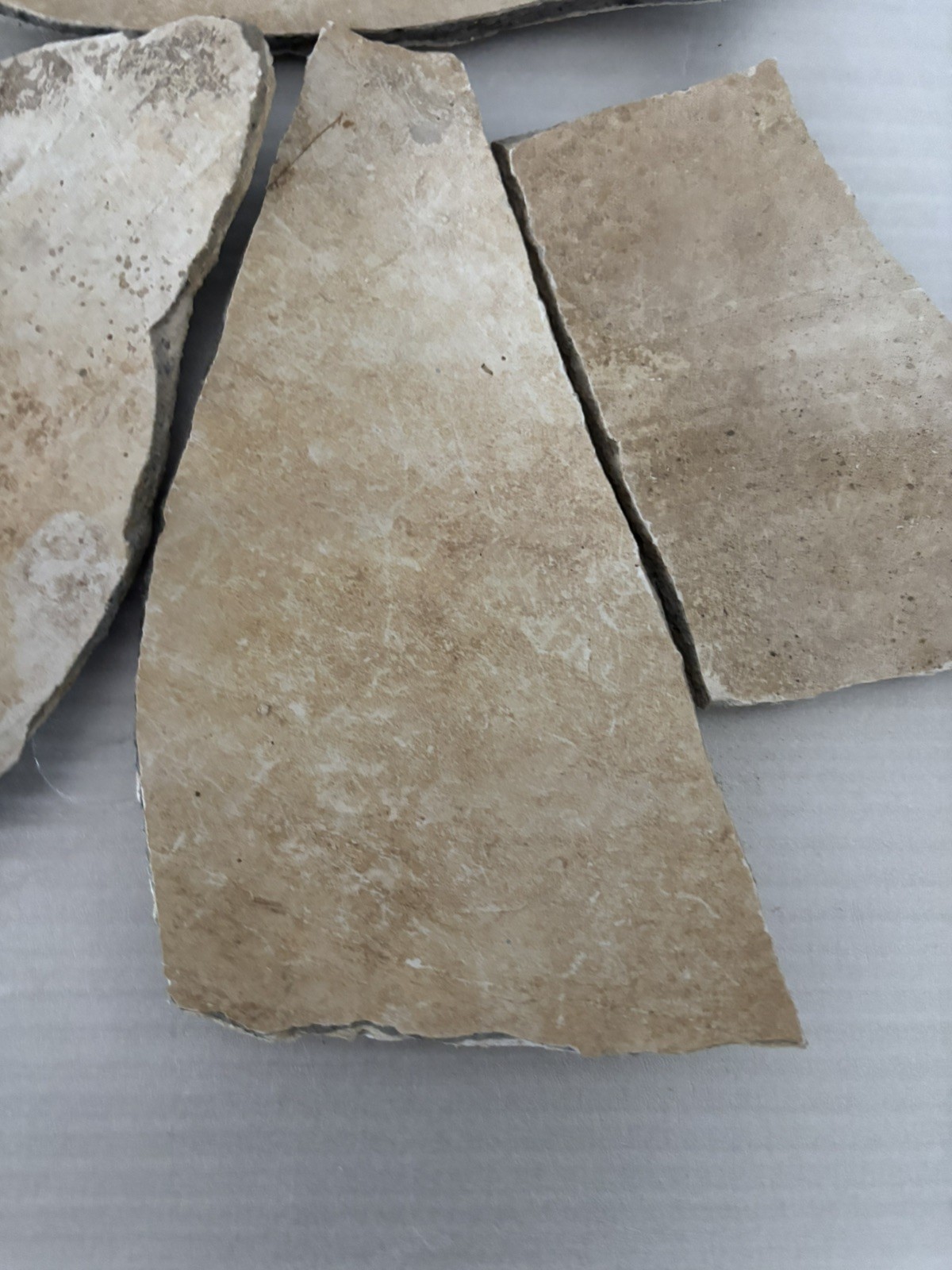 4 Ancient Anasazi Native American Pottery Shards 4” - 6” Arizona L5-G FREE SHIP