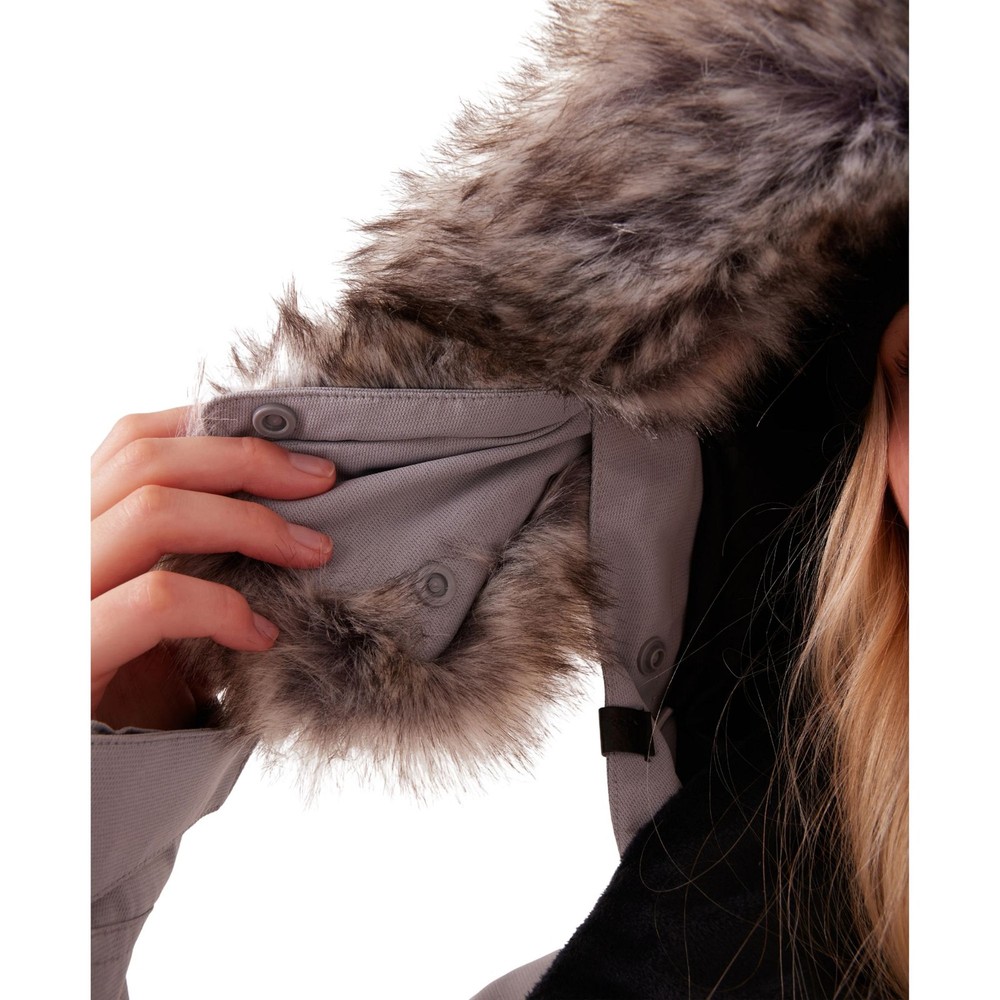 Roxy Meade Women's Winter Jacket, Heather Grey, Large