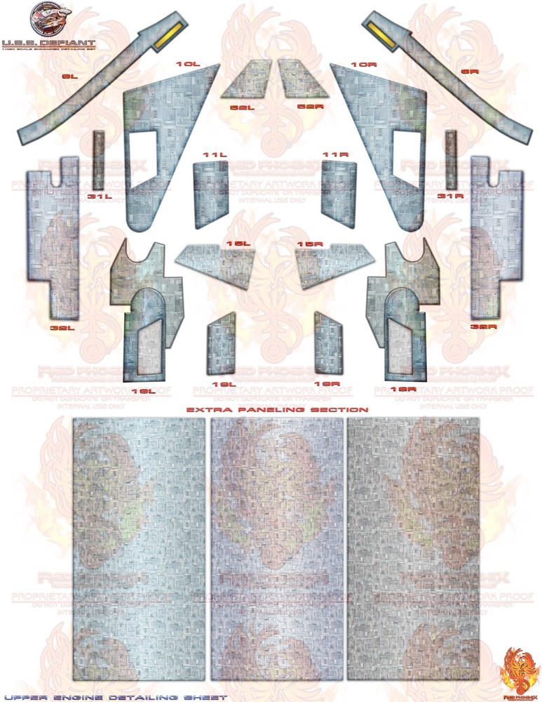 1/420 Scale U.S.S. Defiant Enhanced Detailing Set