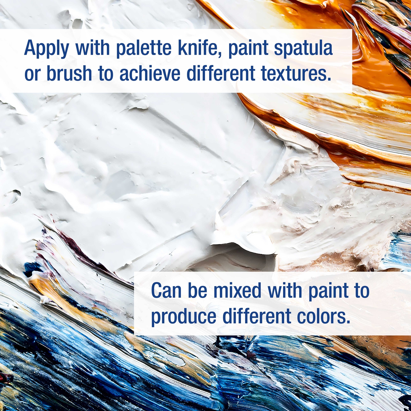 U.S. Art Supply Modeling Paste Acrylic Medium, 500ml Tub