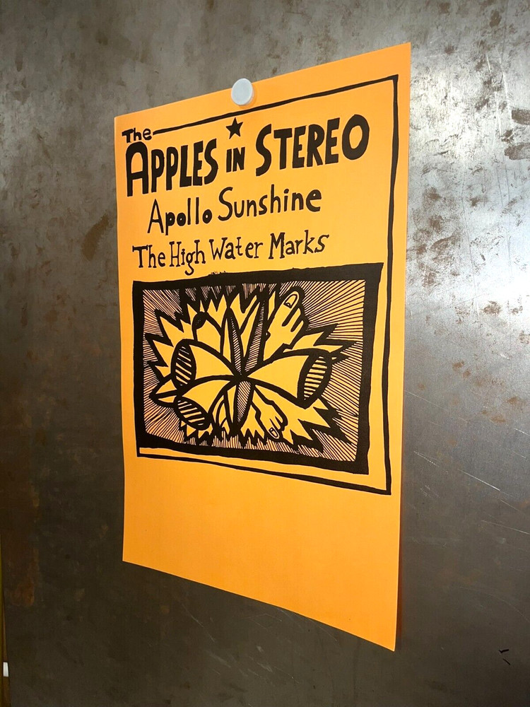 APPLES IN STEREO w/ APOLLO SUNSHINE & HIGH WATER MARKS 2004 SHOW FLYER ??VENUE??
