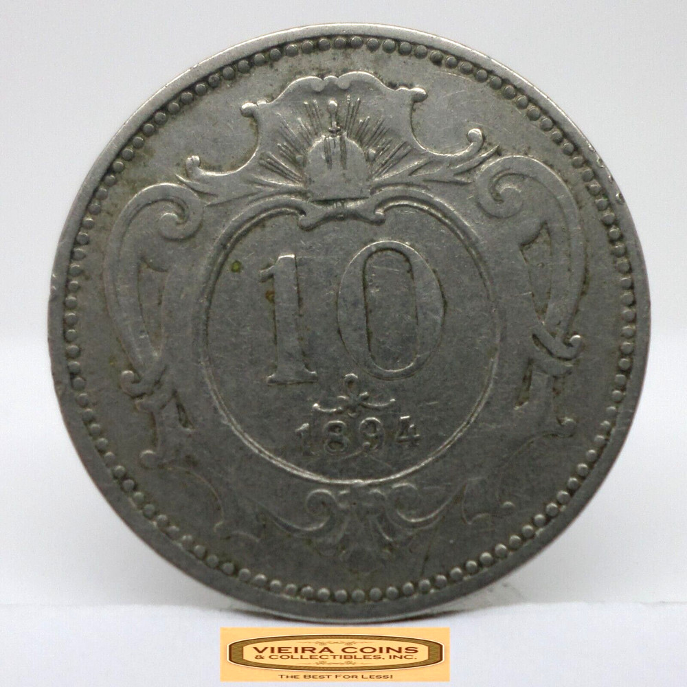 1894 Austria 10 Heller - #C45310NQ