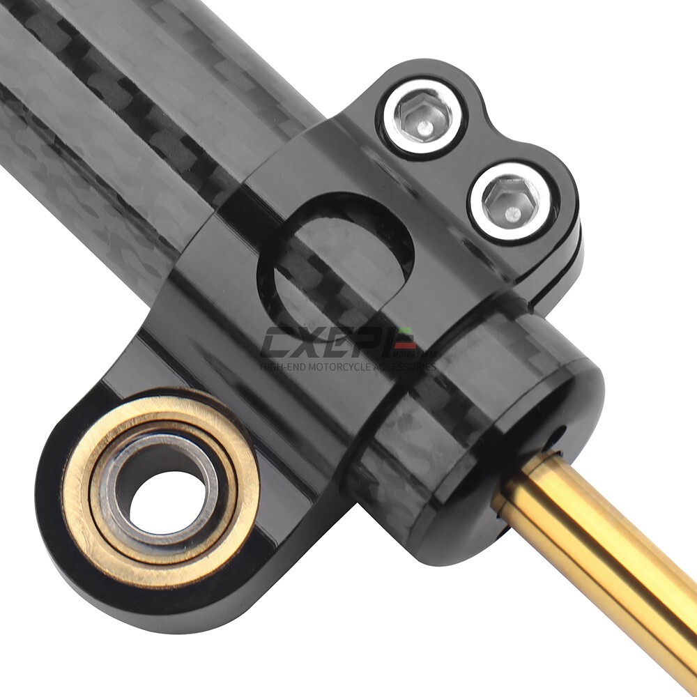 Short Carbon Fiber Steering Damper Bracket For Aprilia RS660 2021 2022 2023