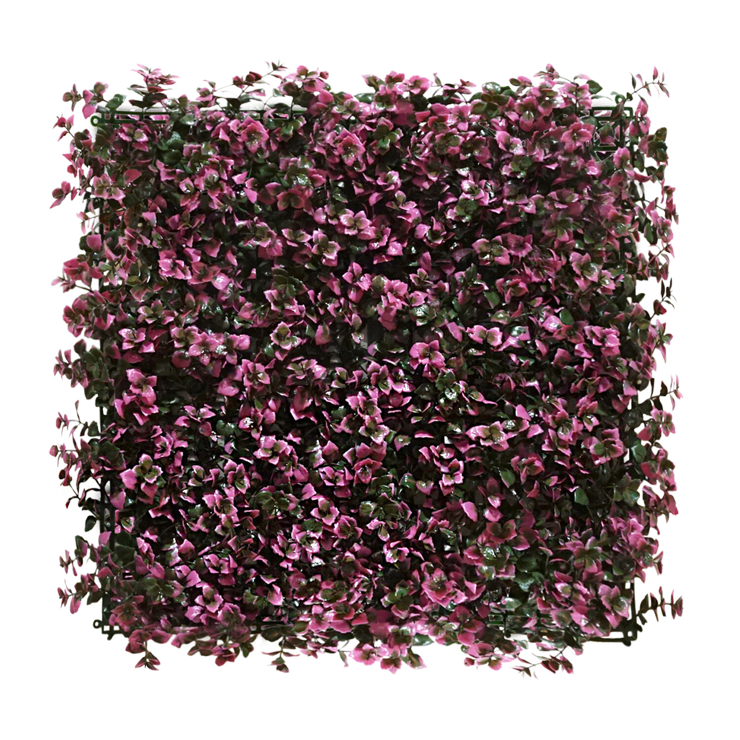 20"x20'' Artificial Pink Reineckea Carnea Mat Wall Hedge Decor Fence Panel Grass