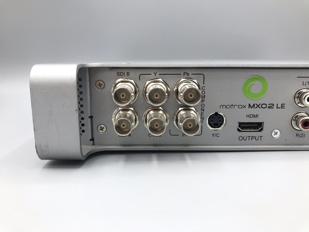 Matrox MXO2 LE Max Hardware VER.003 with Power Supply Only - Powers On Untested
