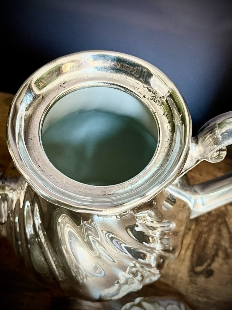 WMF (Germany) Silver-Coated Porcelain Tea Set