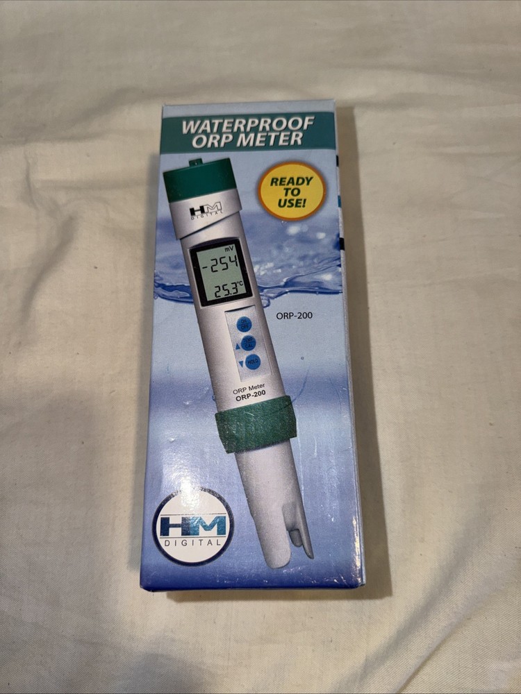 HM Digital ORP-200 Waterproof Professional ORP/Temp Meter New