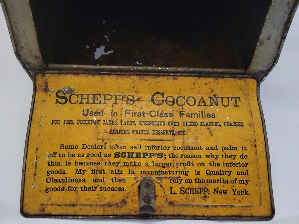 Antique Schepp's Cake Box