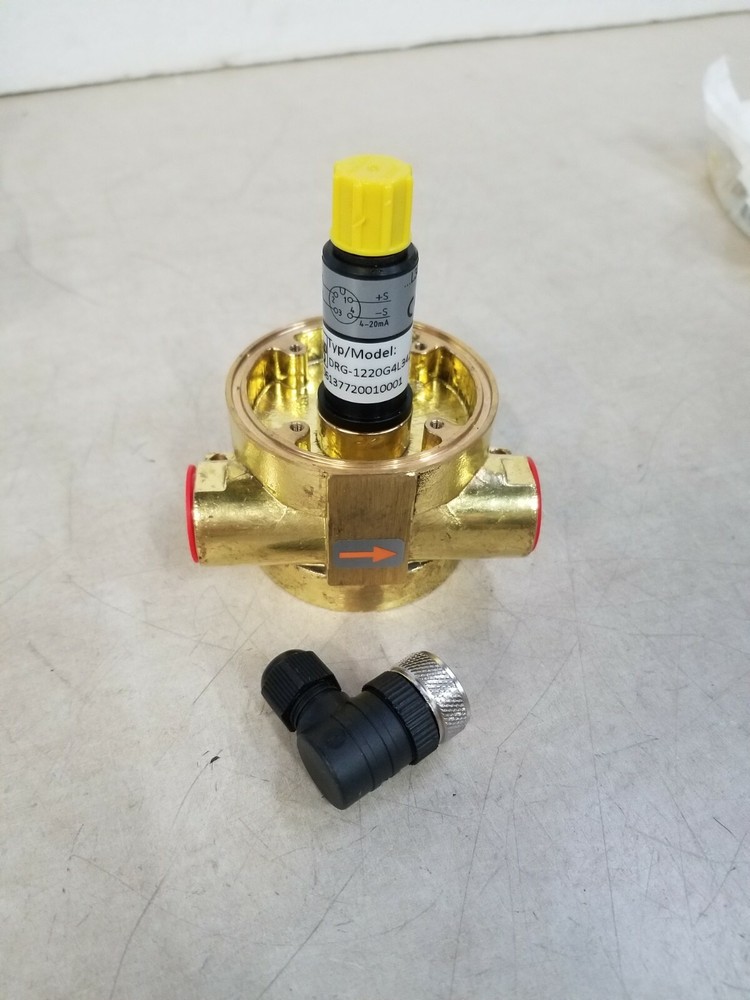 KOBOLD DRG DRG-1220G4L342 Paddle Wheel Sensor Flow Meter