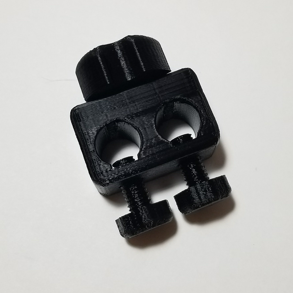 Magnetic Probe Holder - 2 Spots - 3D Printed - PETG