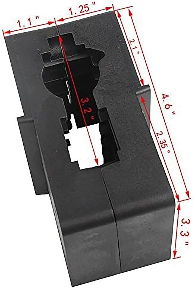 Polymer Block Tool Thickened Non-Scratch Part Support Smithing Repair