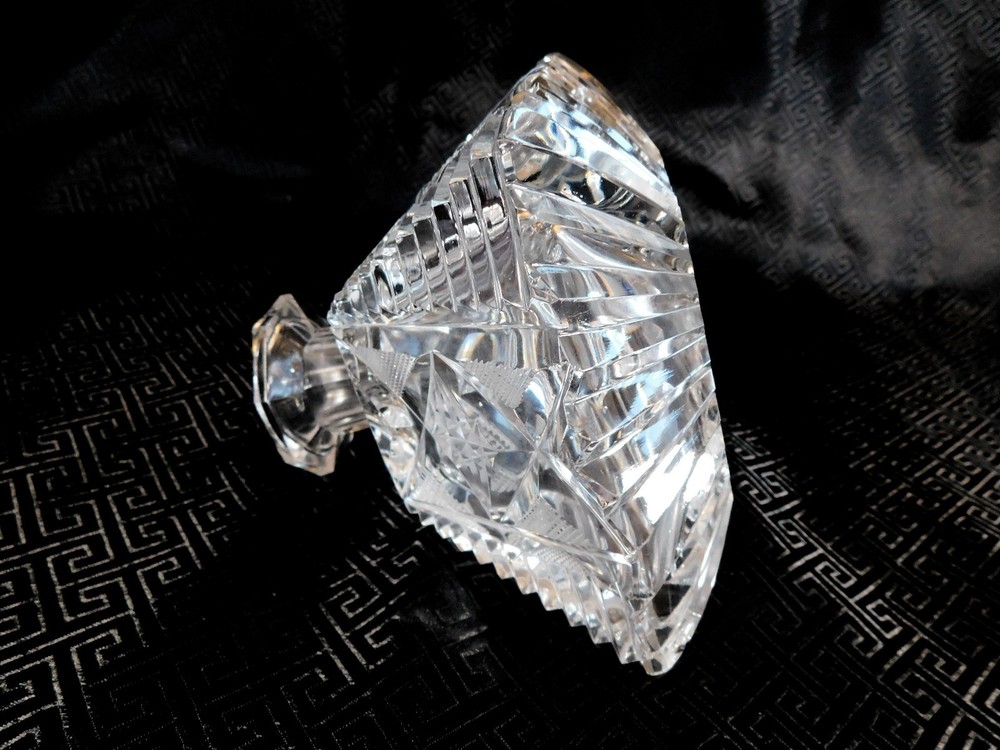 Large Cut Crystal Perfume Bottle # 20818