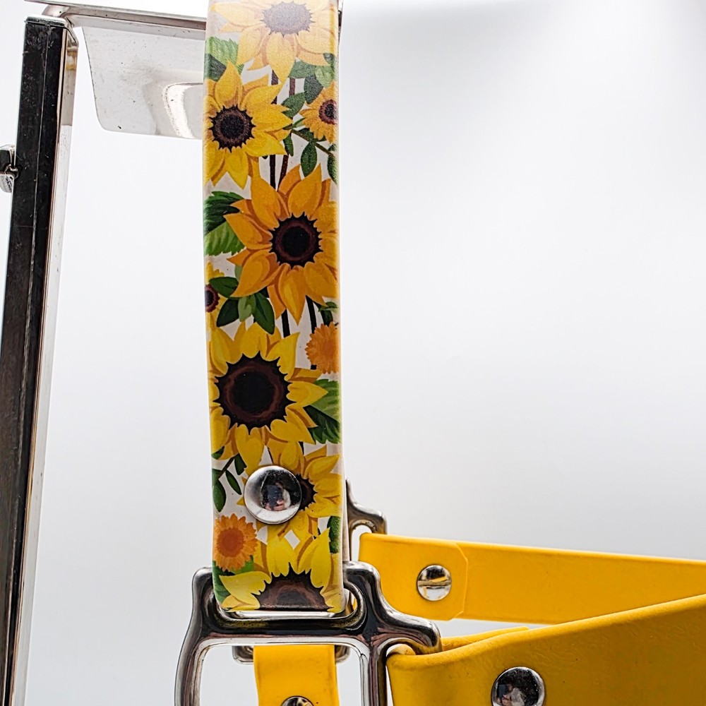 Biothane Horse Halter - Sunflowers