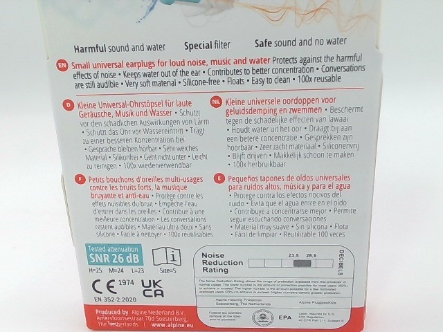 Alpine Pluggies Kids Earplugs Noise Hearing Protection EarPlugs For Kids Planes