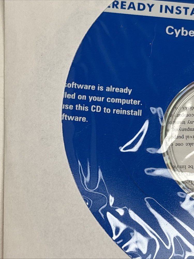 Dell Cyberlink PowerDVD Software, Windows XP Reinstallation 2003