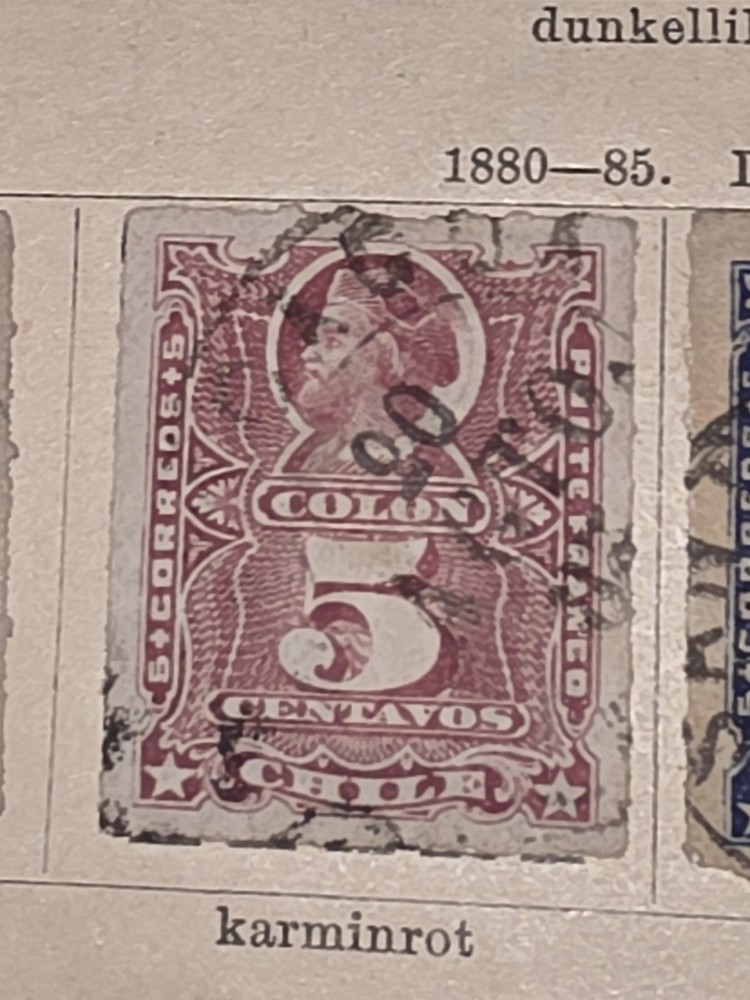 Foreign Chile 5c Stamp Used - #I385