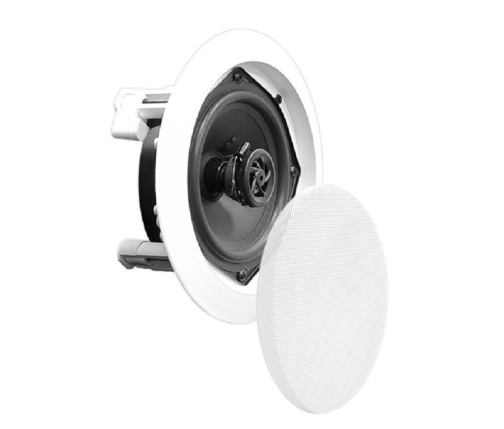 Pair New Pyle PDIC61RD 6.5'' Two-Way In-Ceiling Speaker System