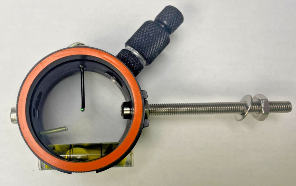 DAVIS SCOPE- Solid(black) .019 Green fiber optic pin