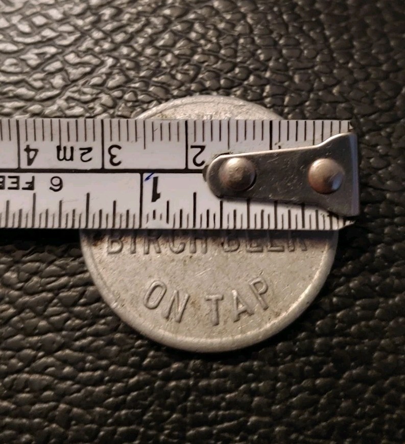 RARE Vintage Drink Brewers Birch Beer On Tap Spinner Token
