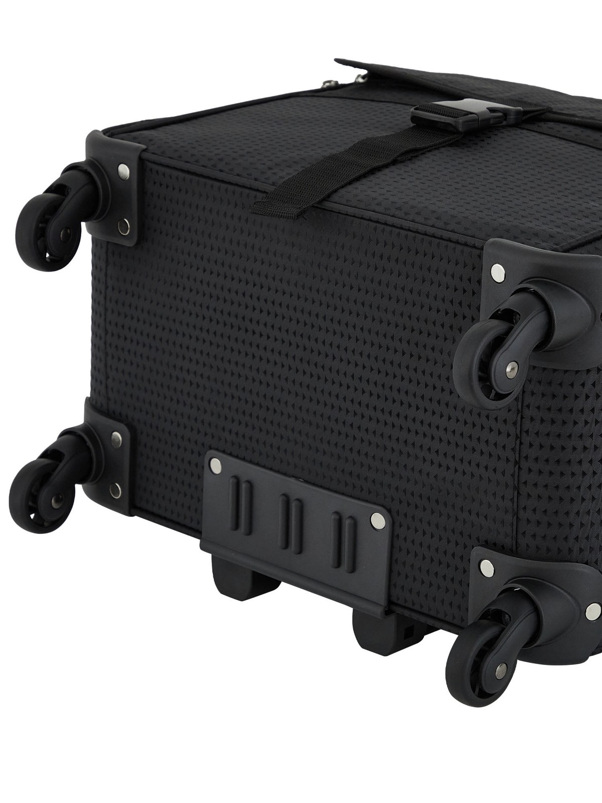 17-inch Travel Rolling 4-Wheel Sewing Machine Bag, Black