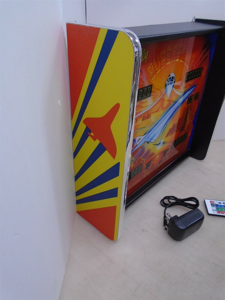 Bally Supersonic Pinball Head LED Display light box