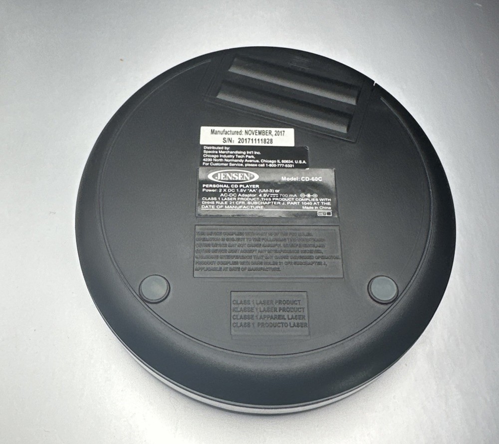 Jensen CD - 60C Personal Portable CD Player Tested