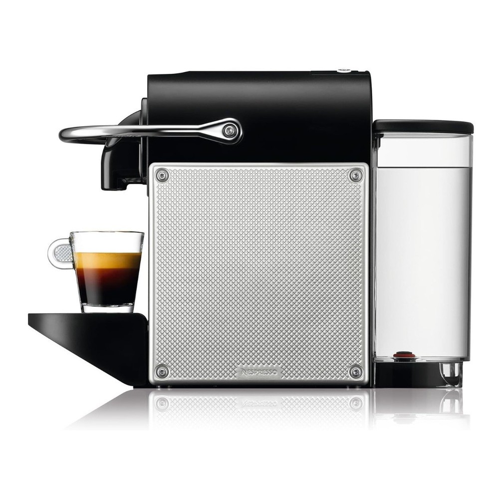 De'Longhi Nespresso Pixie Automatic Espresso Machine with 19 Bar Pressure Silver