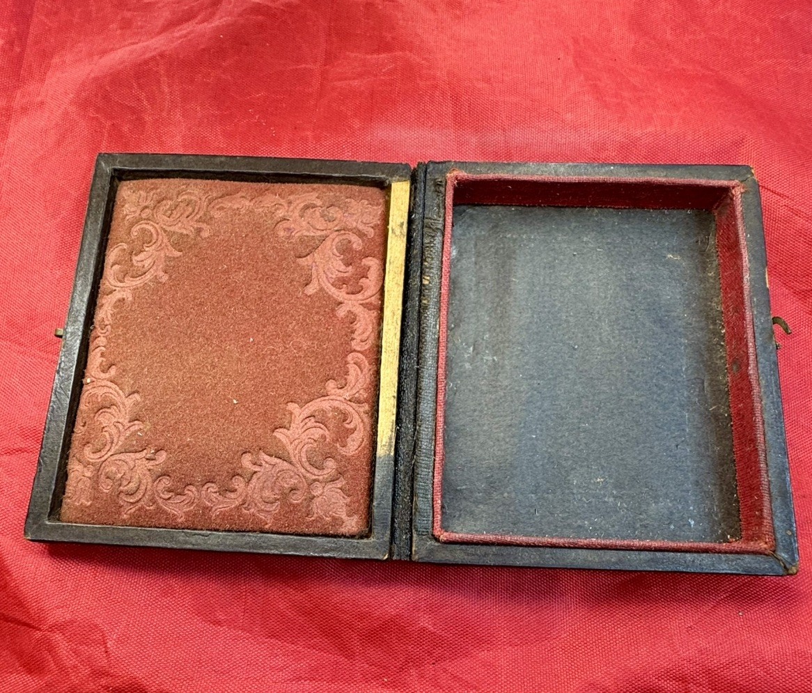 Antique 1/9 Plate Ambrotype Early Civil War Confederate Soldier Uniform Photo NC