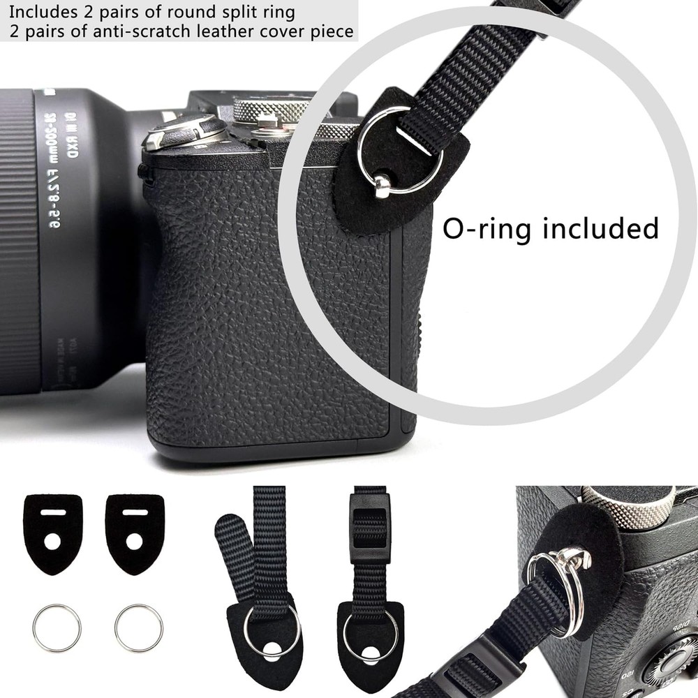 Camera Neck Strap Thin,Binocular Strap with Neoprene Padding,Camera Lanyard,Digi