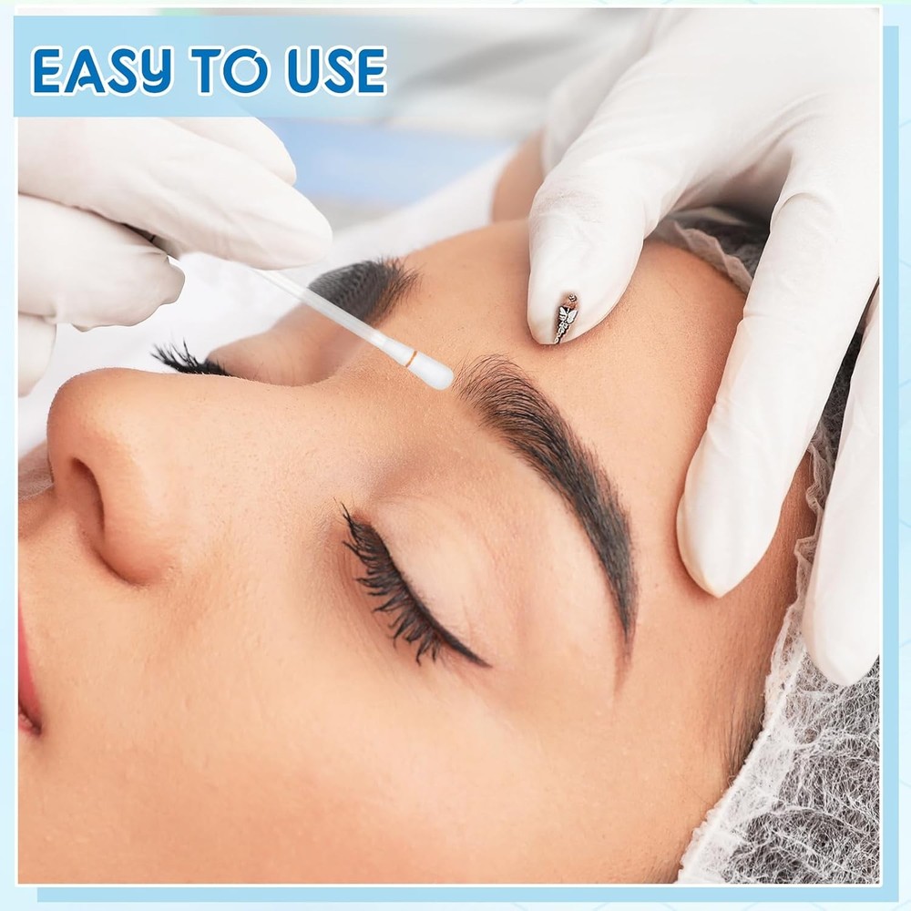 Hoolerry 200 Pcs Piercing Aftercare Swabs Disposable Individually Packaged...