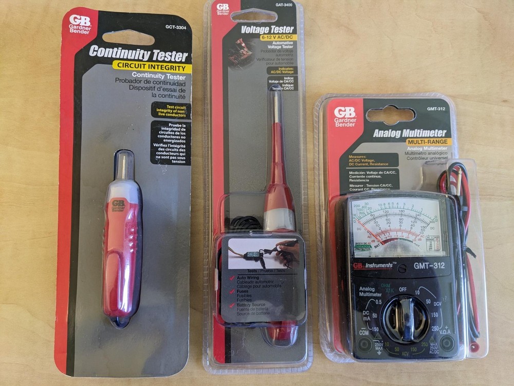 Gardner Bender Electrical Testers set of 3