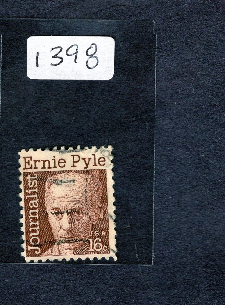 1970 Stamp #1398 Ernest T. Pyle Used