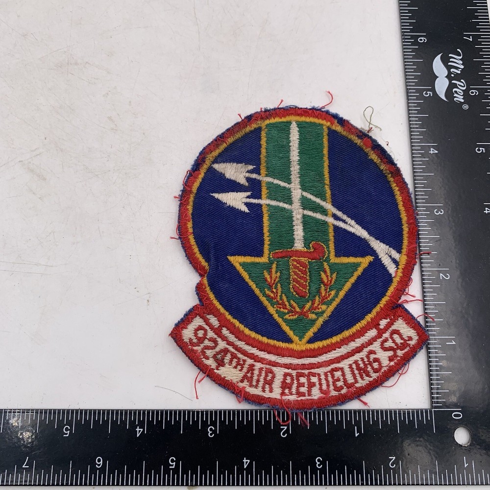 USAF 924th Air Refueling SQUADRON Patch Original Sew on Uniform 4"