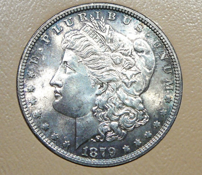 1879 Morgan Dollar -  Uncirculated / Unc - Remarkably Appealing Toned & Lustrous