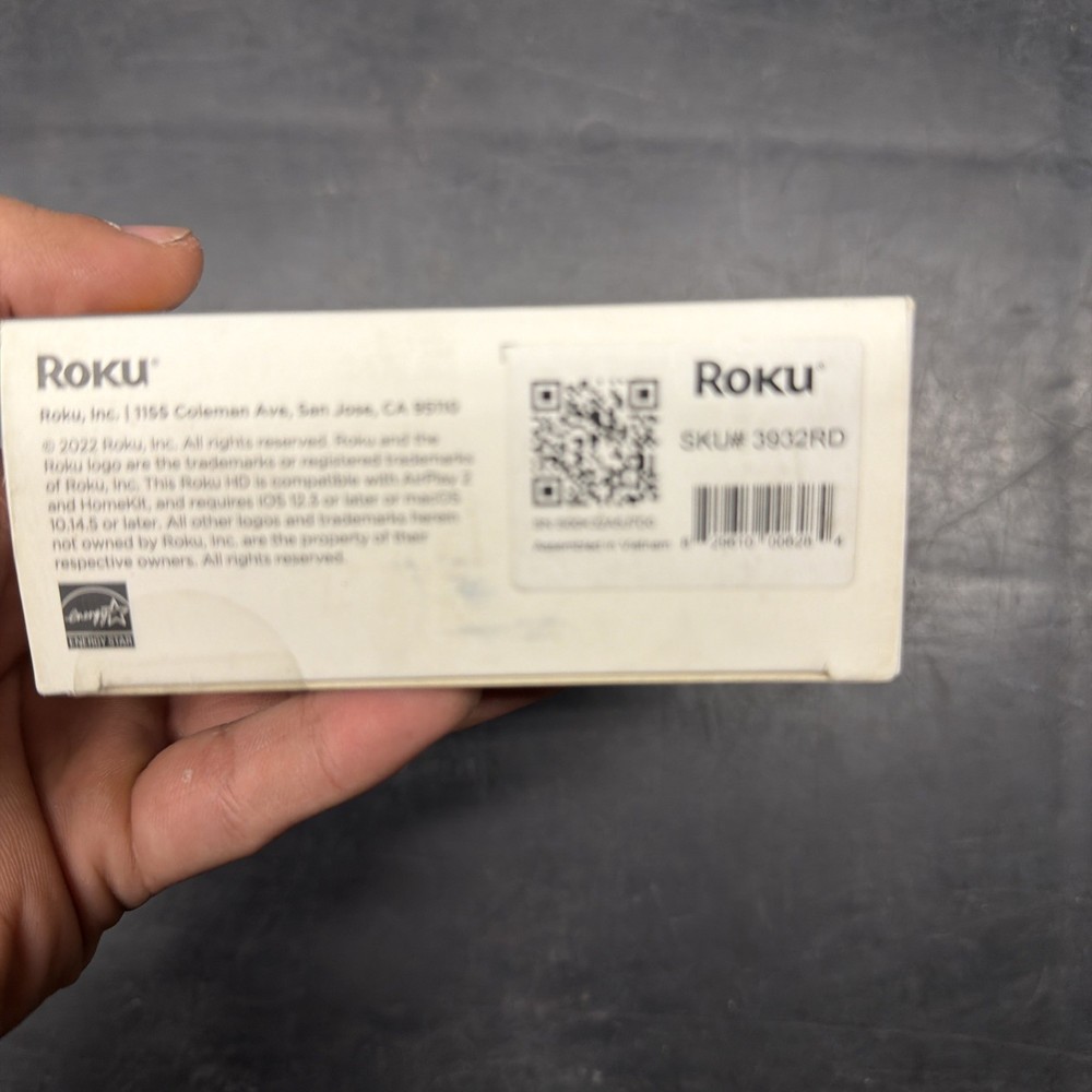 NEW - Roku HD Smart Media Streaming Device - With Remote - Model #3932RD