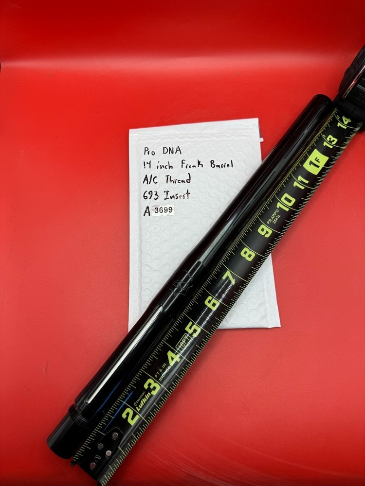 Pro DNA 14 inch Freak Paintball Barrel A/C Thread 693 Insert