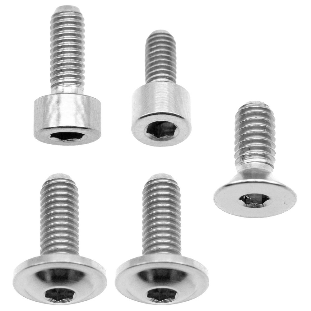 Better Bolts Fox 32 Fork Ti Bolt Kit, 2016-2024, Silver, 5/Count
