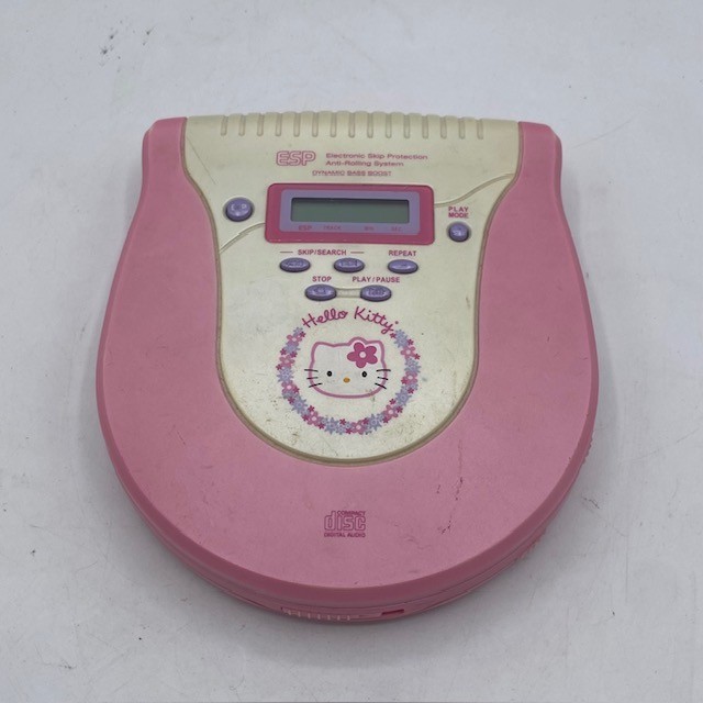 Vintage Hello Kitty Compact Disc CD Player HK33P READ