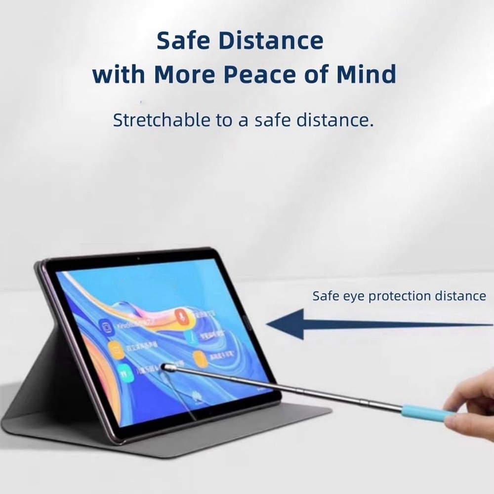 Stylus Pen Retractable Pointer Stick & Stylus with Special Flocking Tip7565