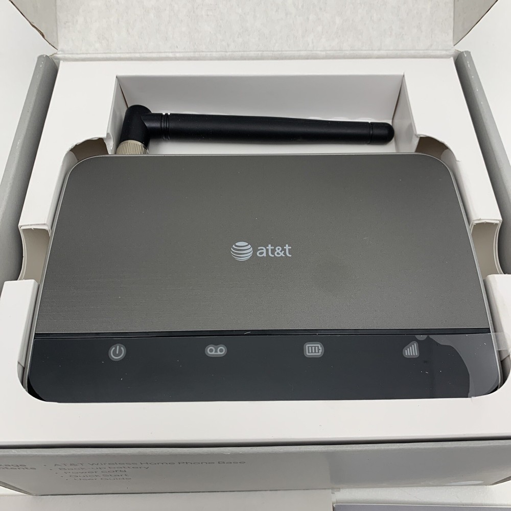 AT&T WF720 Wireless Home Phone Base - Silver
