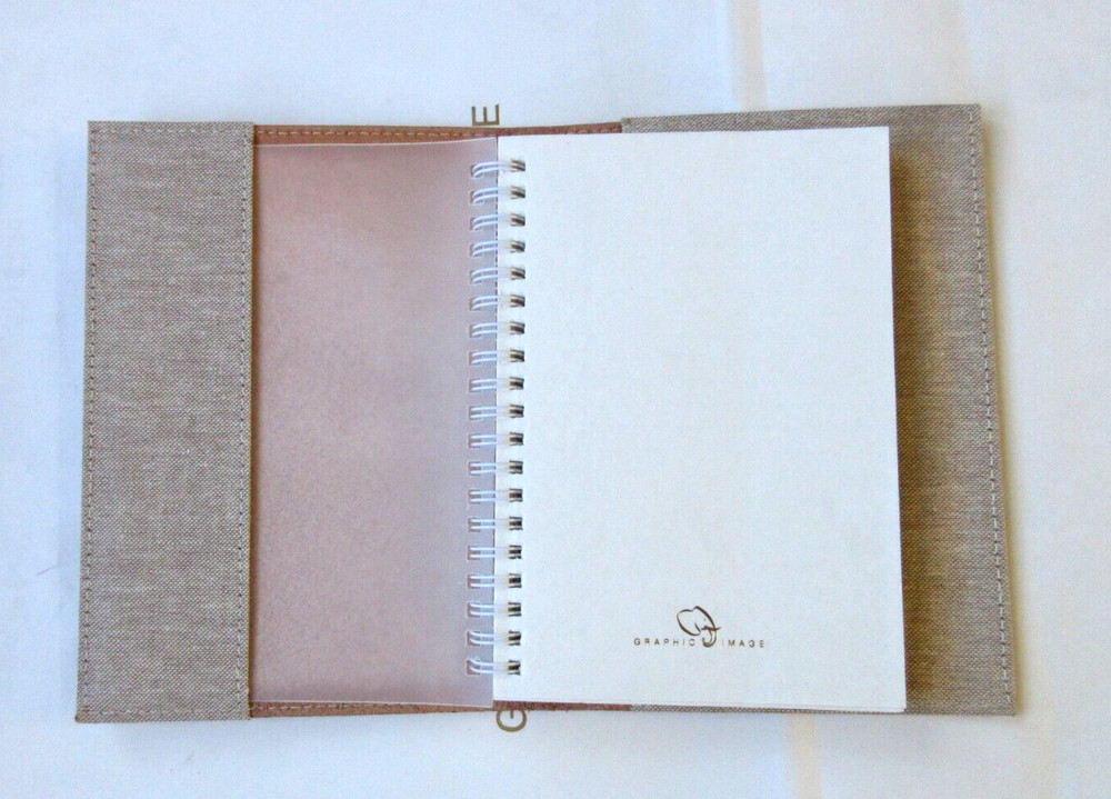 Metropolis Graphic Image 7" Refillable Notebook Leather Cover Spiral Insert