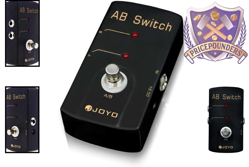 Guitar A/B Switch Pedal Two Output Effects Loop Effects Chain True Bypass