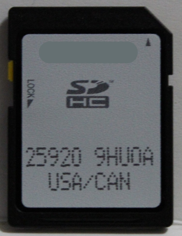 This Fits Altima 2017 2018 Navigation Map SD Memory Card 25920 9HU0A